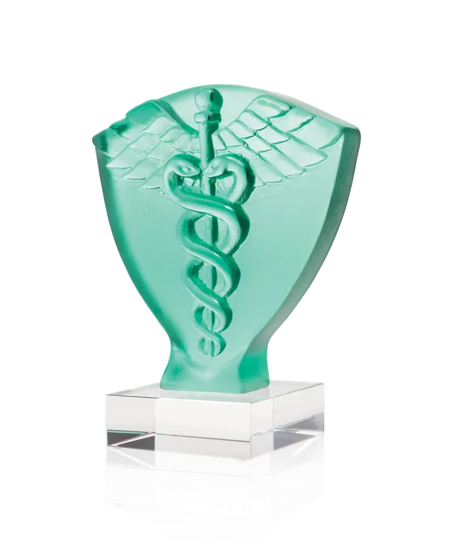 daum-art-cristal-symbole-caduc-e-objet-d-coration-cristal image 1