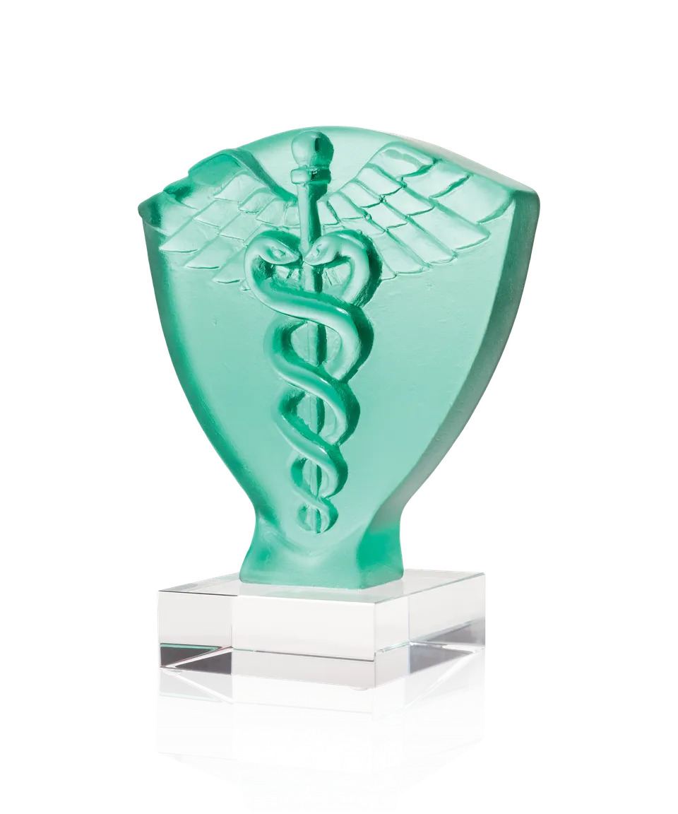 daum-art-cristal-symbole-caduc-e-objet-d-coration-cristal image 1