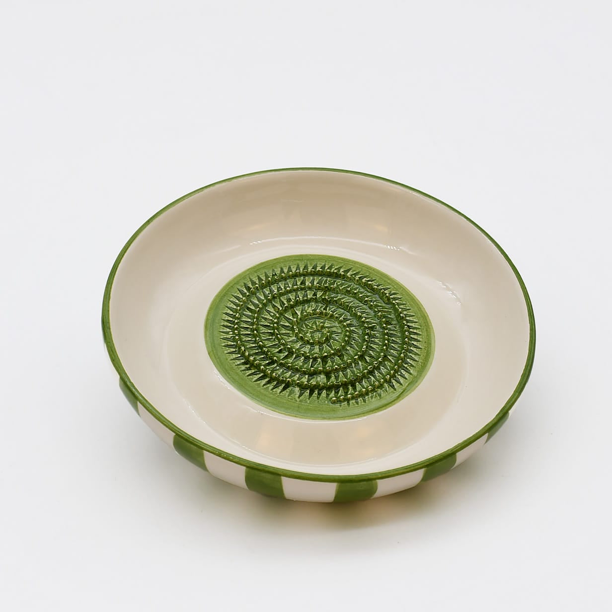 luisa-paix-o-costa-nova-mar-assiette-r-per-c-ramique-vert-12-cm image 4