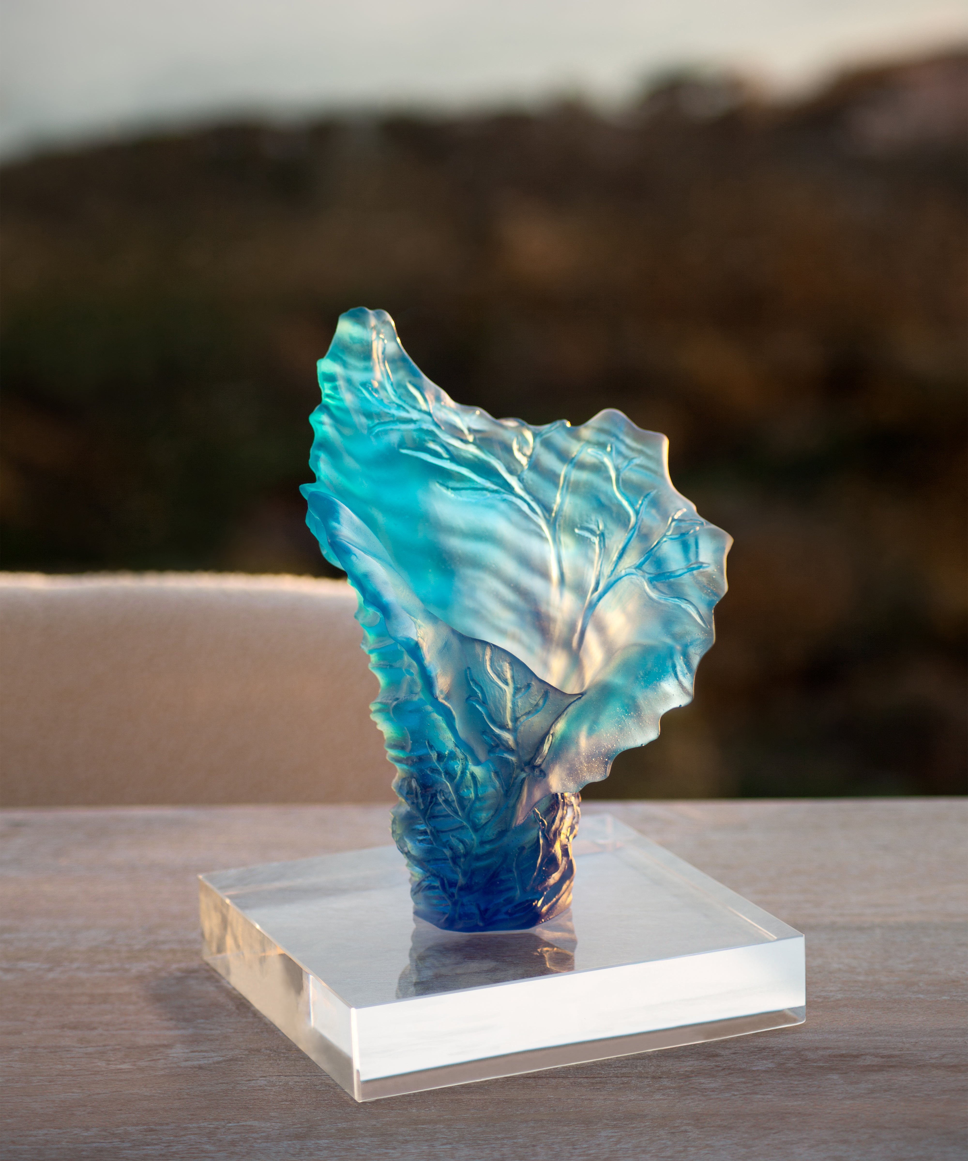 daum-univers-v-g-tal-mer-de-corail-vase-moyen-mod-le-marin image 2