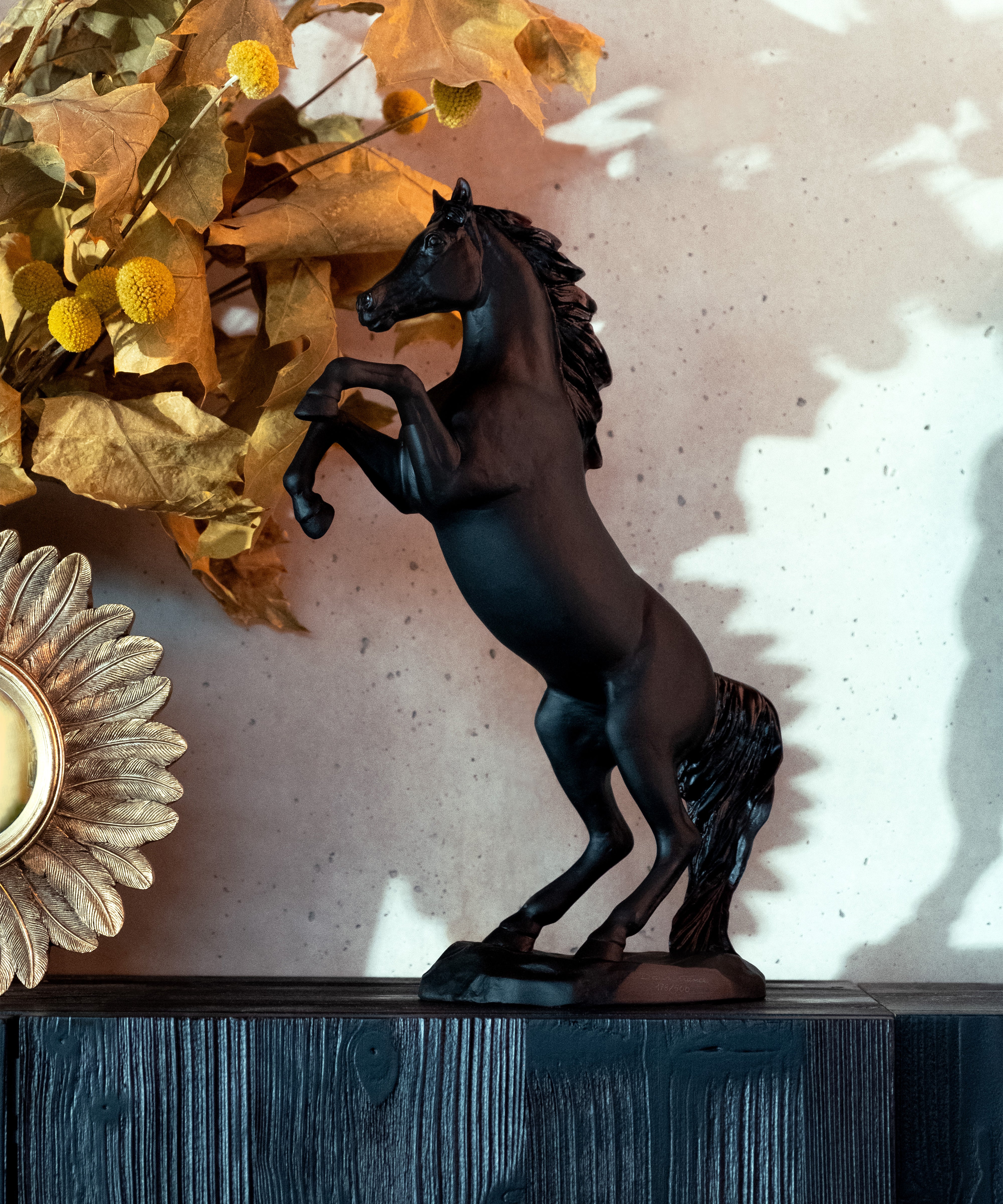 daum-cheval-fougueux-noir-sculpture-500-ex image 2