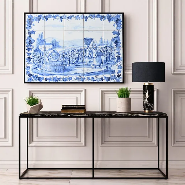luisa-paix-o-azulejos-fresque-75x60cm-panneau-20-carreaux-bleus image 1