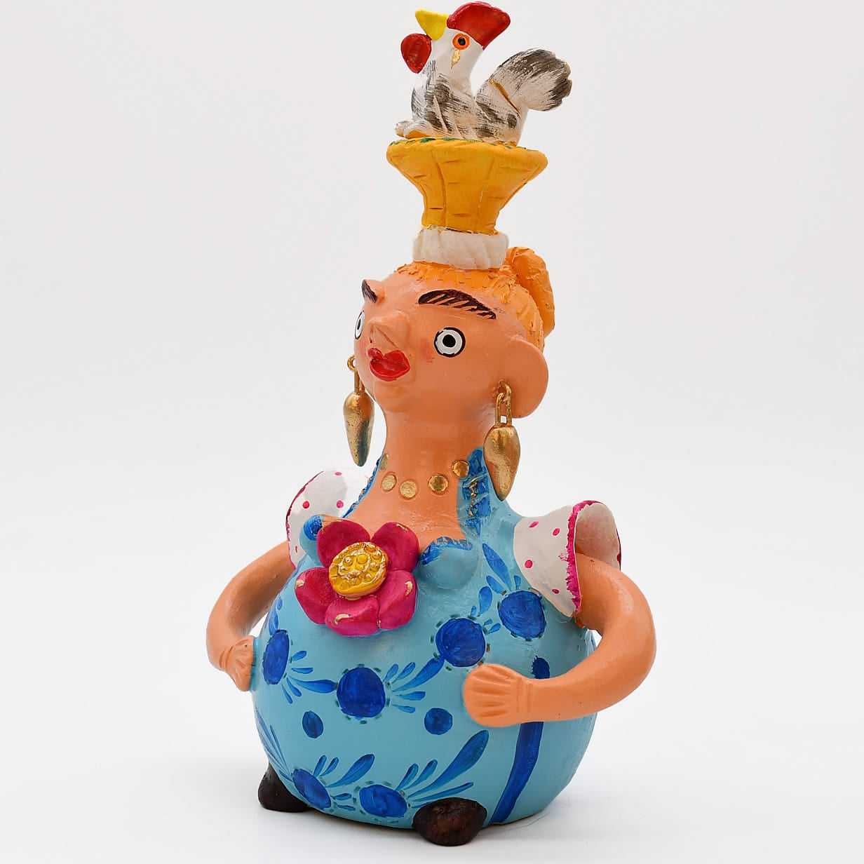 luisa-paix-o-boneca-barriguda-17cm-statuette-sign-e-pi-ce-unique image 3