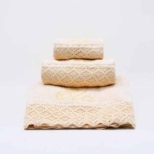 luisa-paix-o-ela-parure-de-bain-600g-beige-3-pi-ces image 1