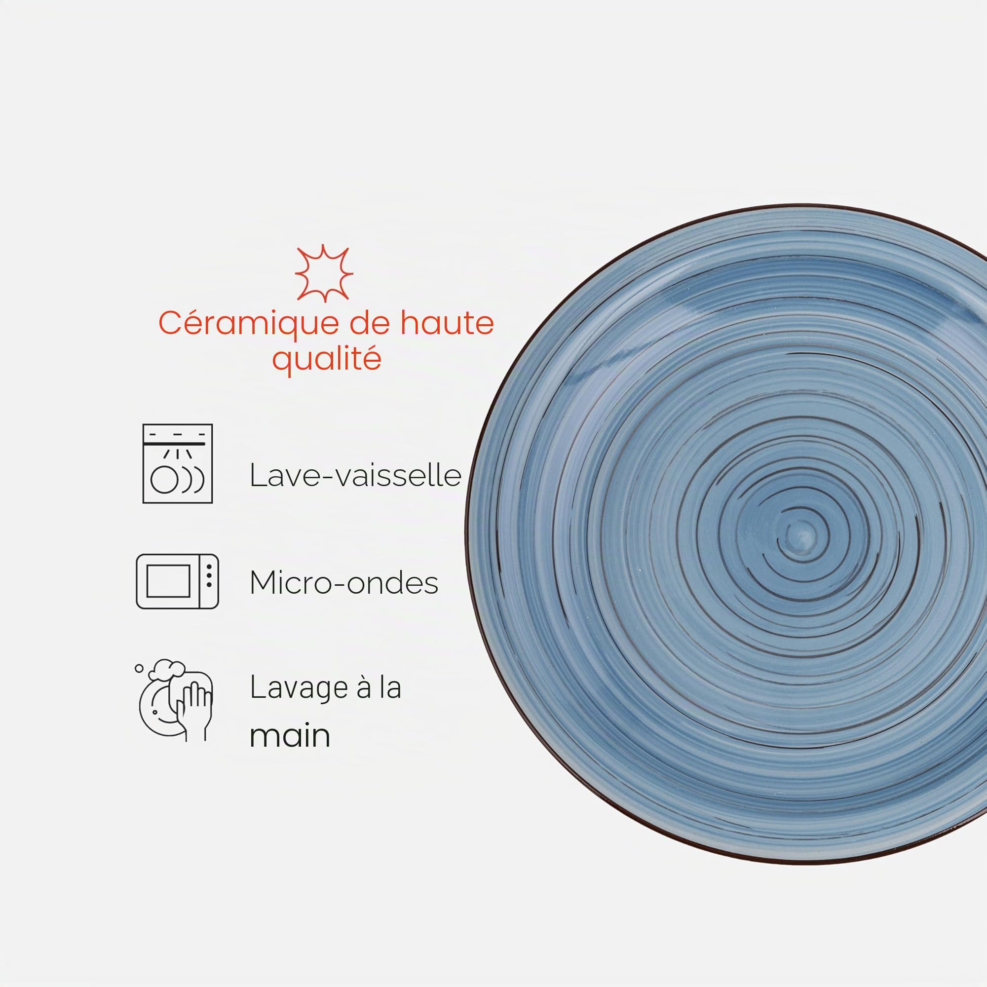 baroni-home-cucina-service-18-assiettes-c-ramique-bleu-gris-6-personnes image 4