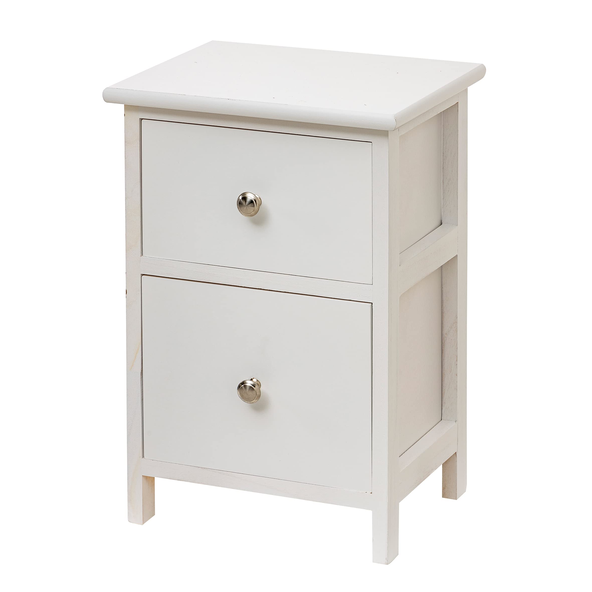 baroni-home-mobili-e-mobiletti-table-de-chevet-blanc-2-tiroirs-30x24x43-cm image 1