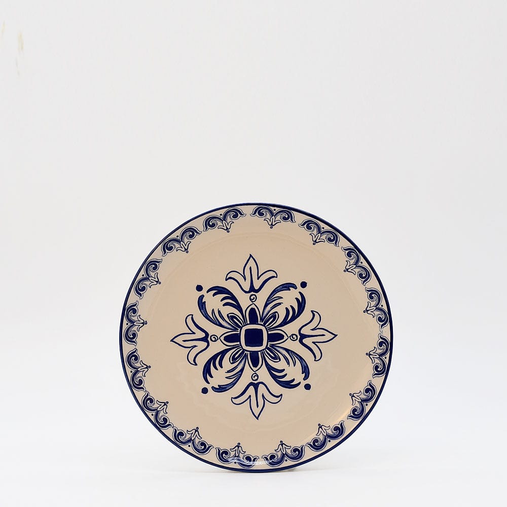 luisa-paix-o-floral-assiette-c-ramique-bleu-20cm image 1