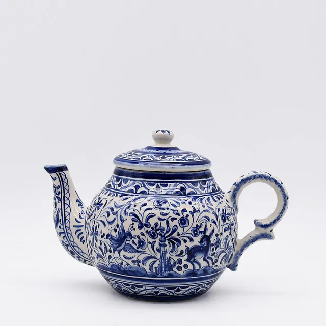luisa-paix-o-coimbra-th-i-re-c-ramique-bleue-19cm image 1