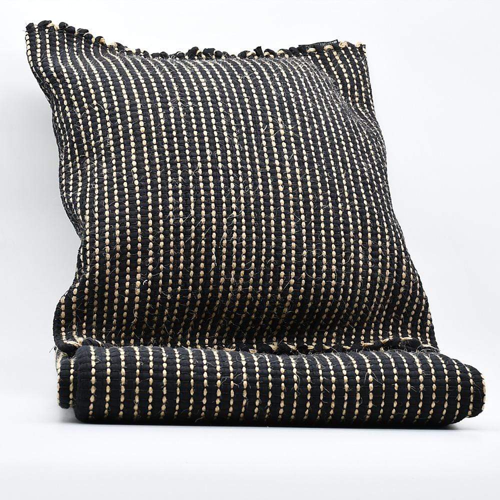 luisa-paix-o-oyama-housse-de-coussin-40x40-coton-noir image 3