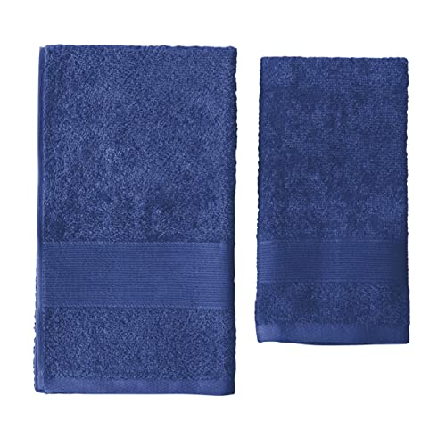 baroni-home-lot-2-serviettes-coton-bleu-clair-visage-invit image 8