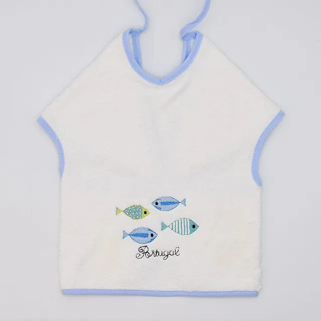 luisa-paix-o-linge-de-maison-bavoir-tablier-sardinhas-bleu-coton image 1