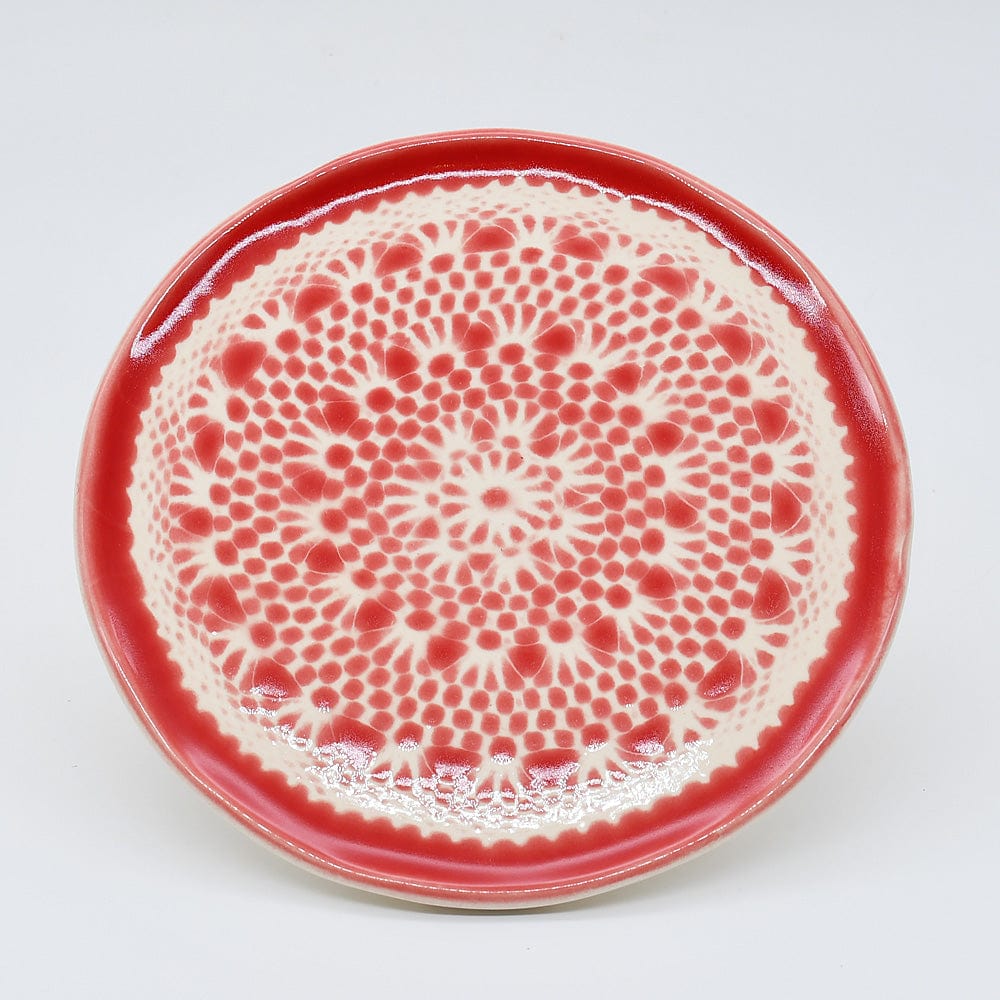 luisa-paix-o-renda-plateau-dessert-c-ramique-rouge-22cm image 3