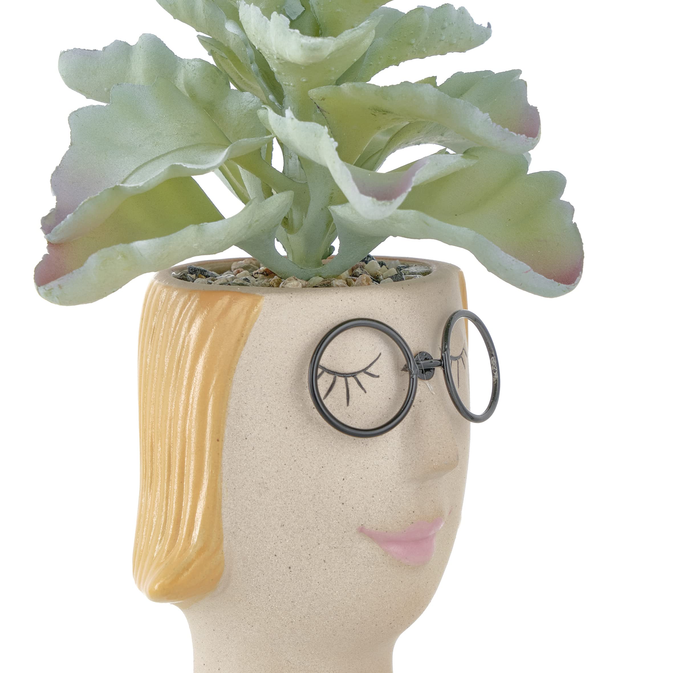 baroni-home-decorazioni-vase-c-ramique-lunettes-9x7-5x13-cm image 4