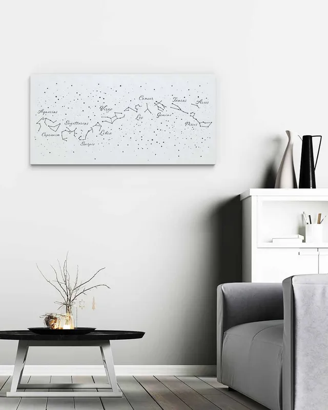 je-suis-art-constellations-tableau-m-tal-signe-zodiaque-d-coup image 1