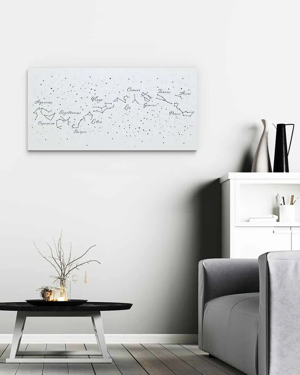 je-suis-art-constellations-tableau-m-tal-signe-zodiaque-d-coup image 1