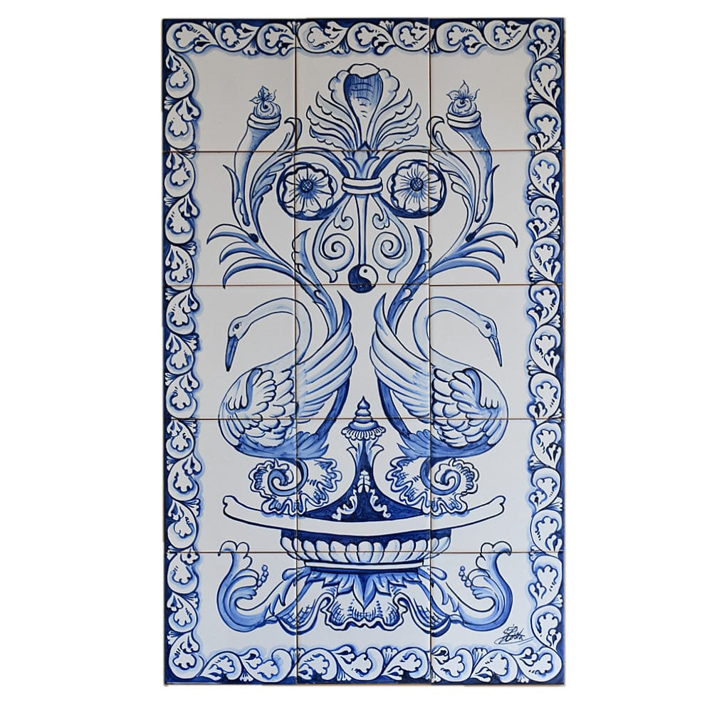 luisa-paix-o-azulejos-fresque-75x45cm-15-carreaux-peints-main image 2