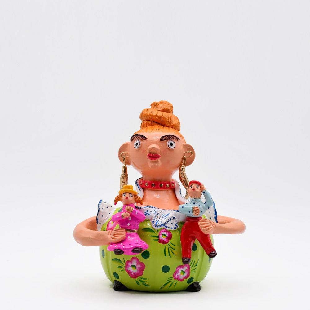 prazeres-c-ta-boneca-barriguda-25cm-statue-c-ramique-minho image 2