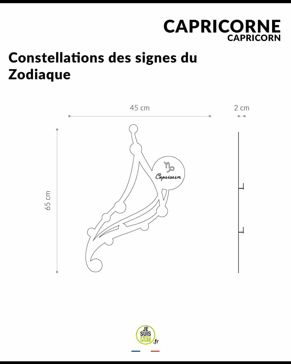 je-suis-art-signes-du-zodiaque-capricorne-d-coration-murale-m-tal image 5