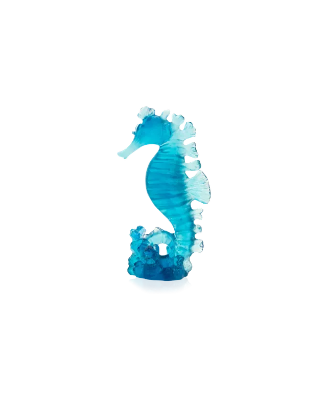 daum-univers-animalier-maya-hippocampe-sculpture-petit-mod-le-bleu image 1