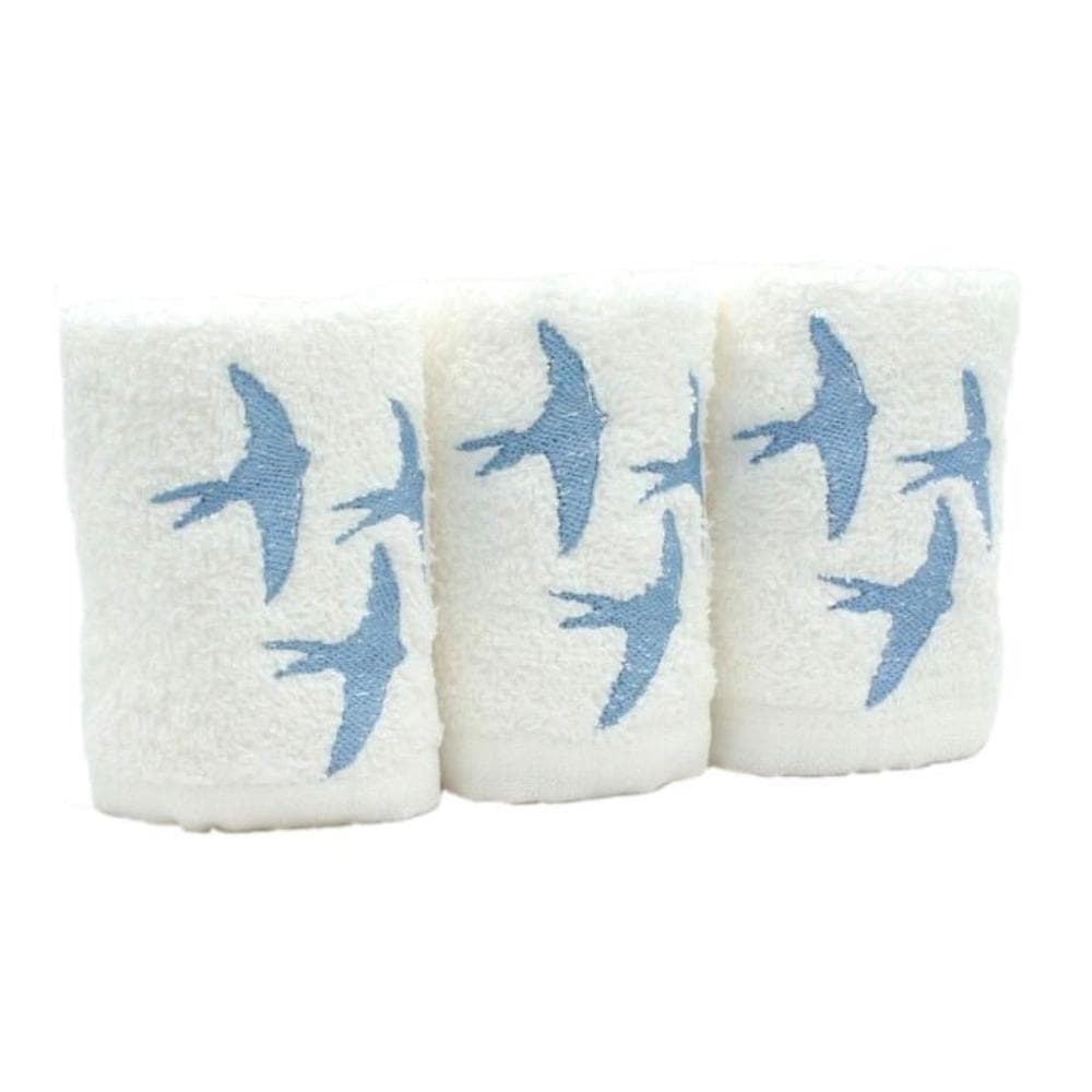 andorinhas-lot-3-essuie-mains-brod-s-coton-30x30cm image 3