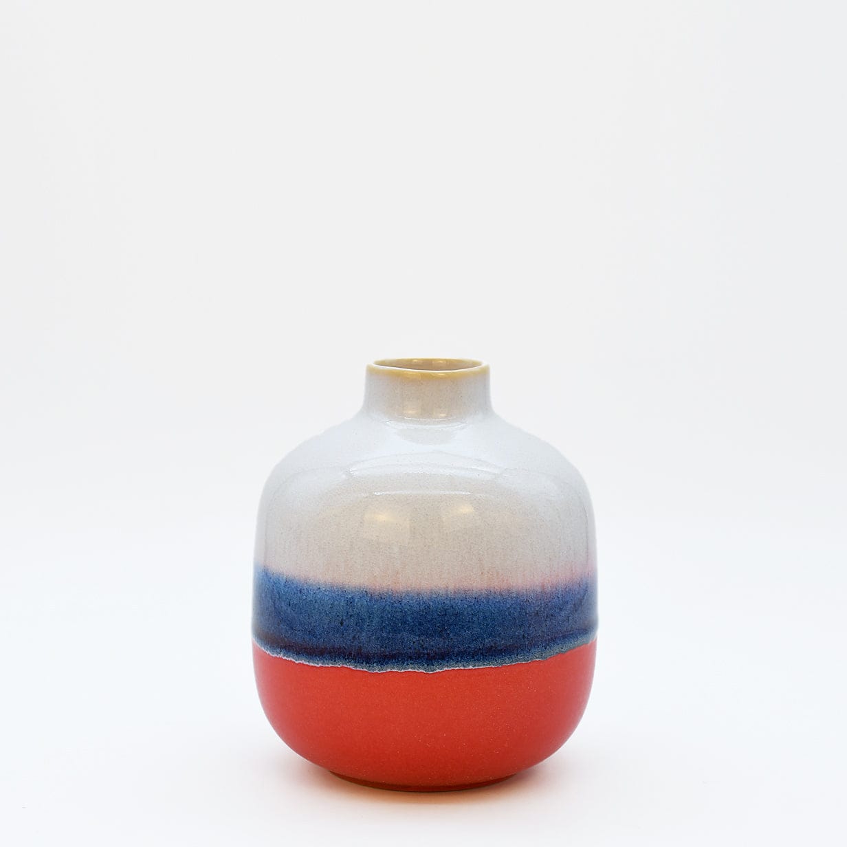 luisa-paix-o-feliz-vase-en-gr-s-16-cm-c-ramique-brillante image 1