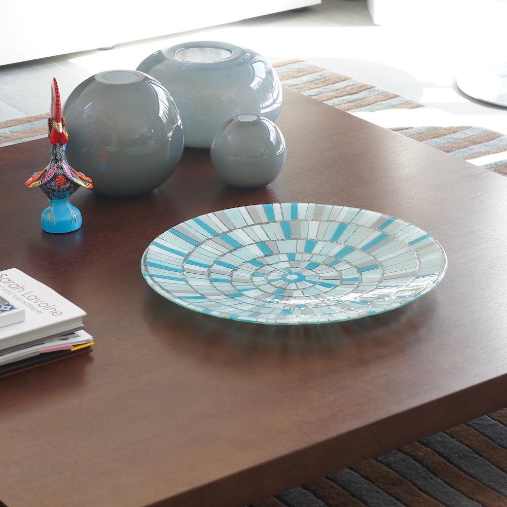luisa-paix-o-marinha-grande-grand-plat-verre-fusionn-bleu-50cm image 3