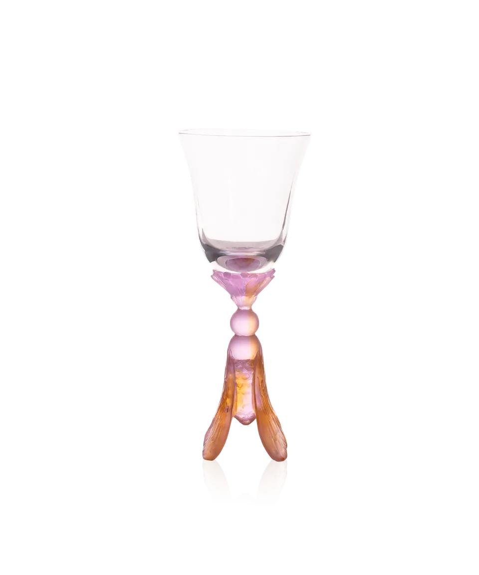 daum-or-d-abeille-coffret-6-verres-vin-cristal image 1