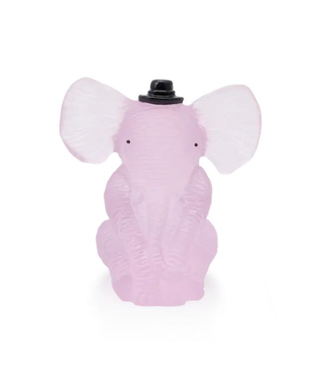 daum-univers-animalier-l-phanteau-rose-sculpture-cristal image 1