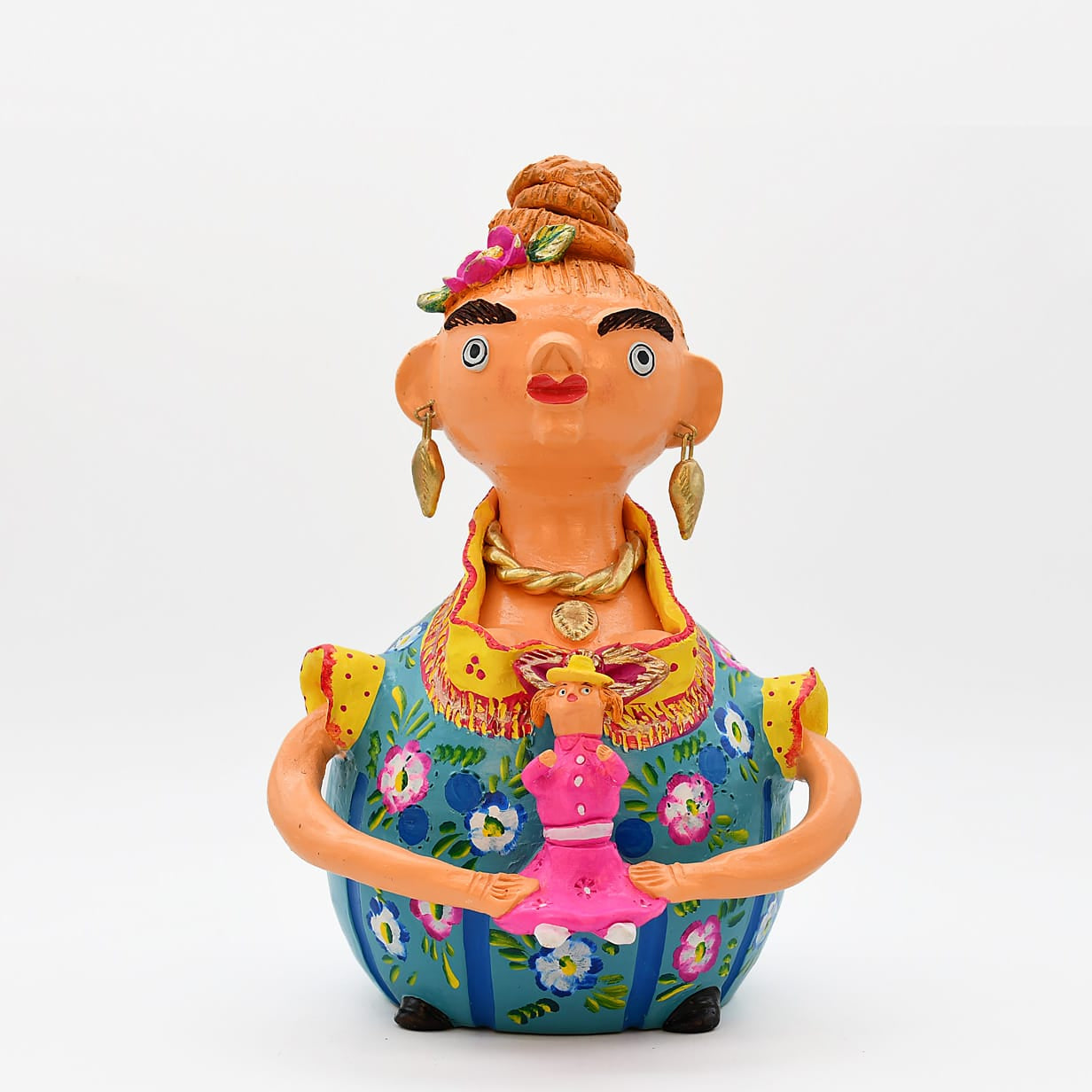 luisa-paix-o-boneca-barriguda-40cm-figurine-c-ramique-pi-ce-unique image 1