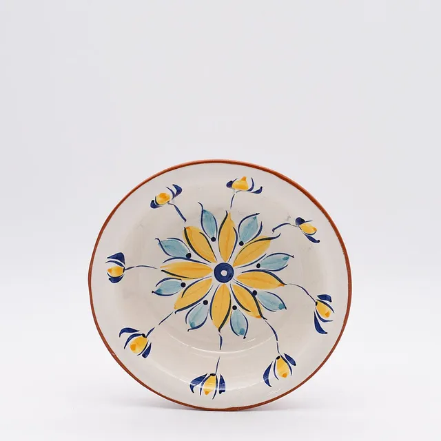 luisa-paix-o-vaisselle-portugaise-saladier-terre-cuite-jaune-19cm image 1