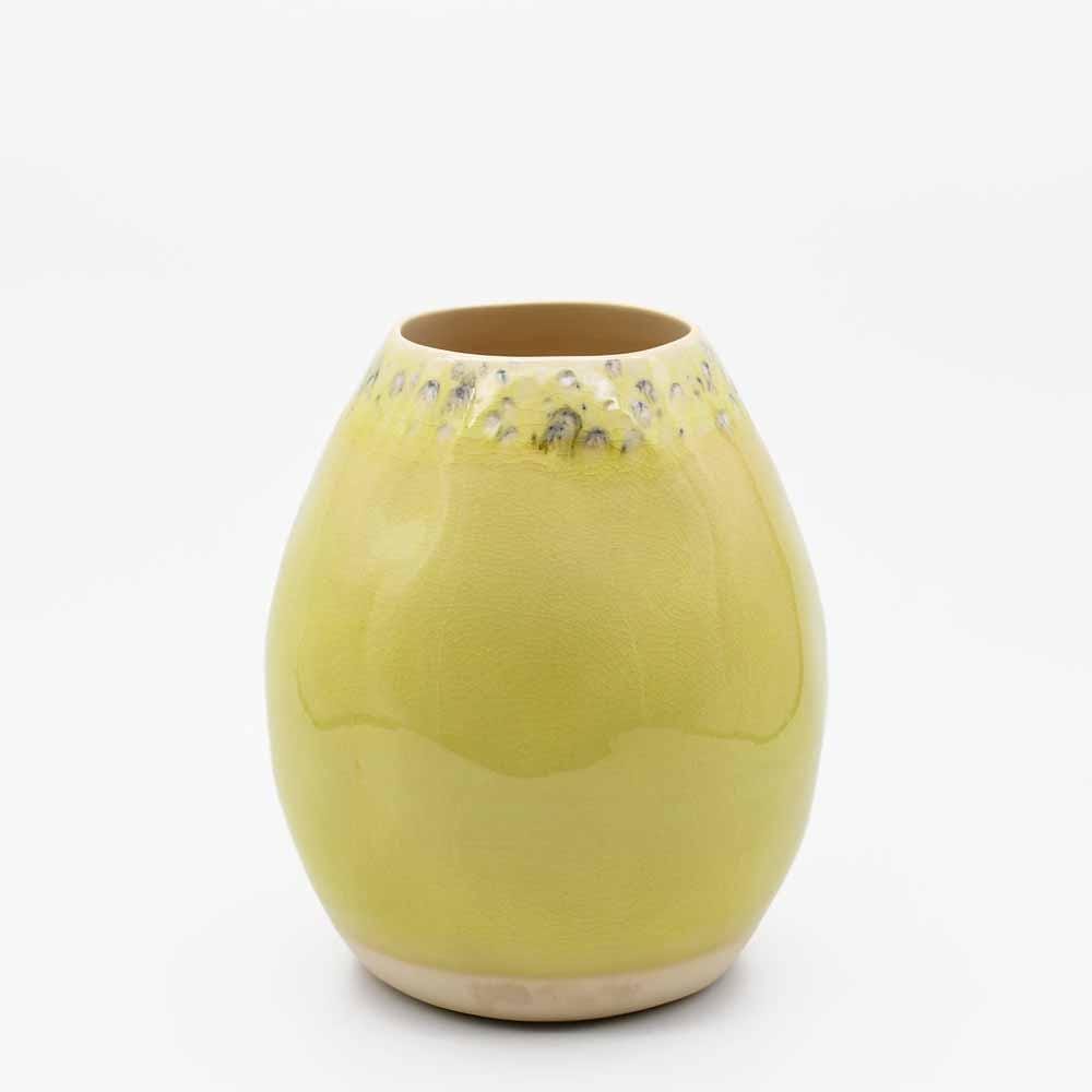 luisa-paix-o-madeira-vase-ovale-gr-s-jaune-21cm image 1