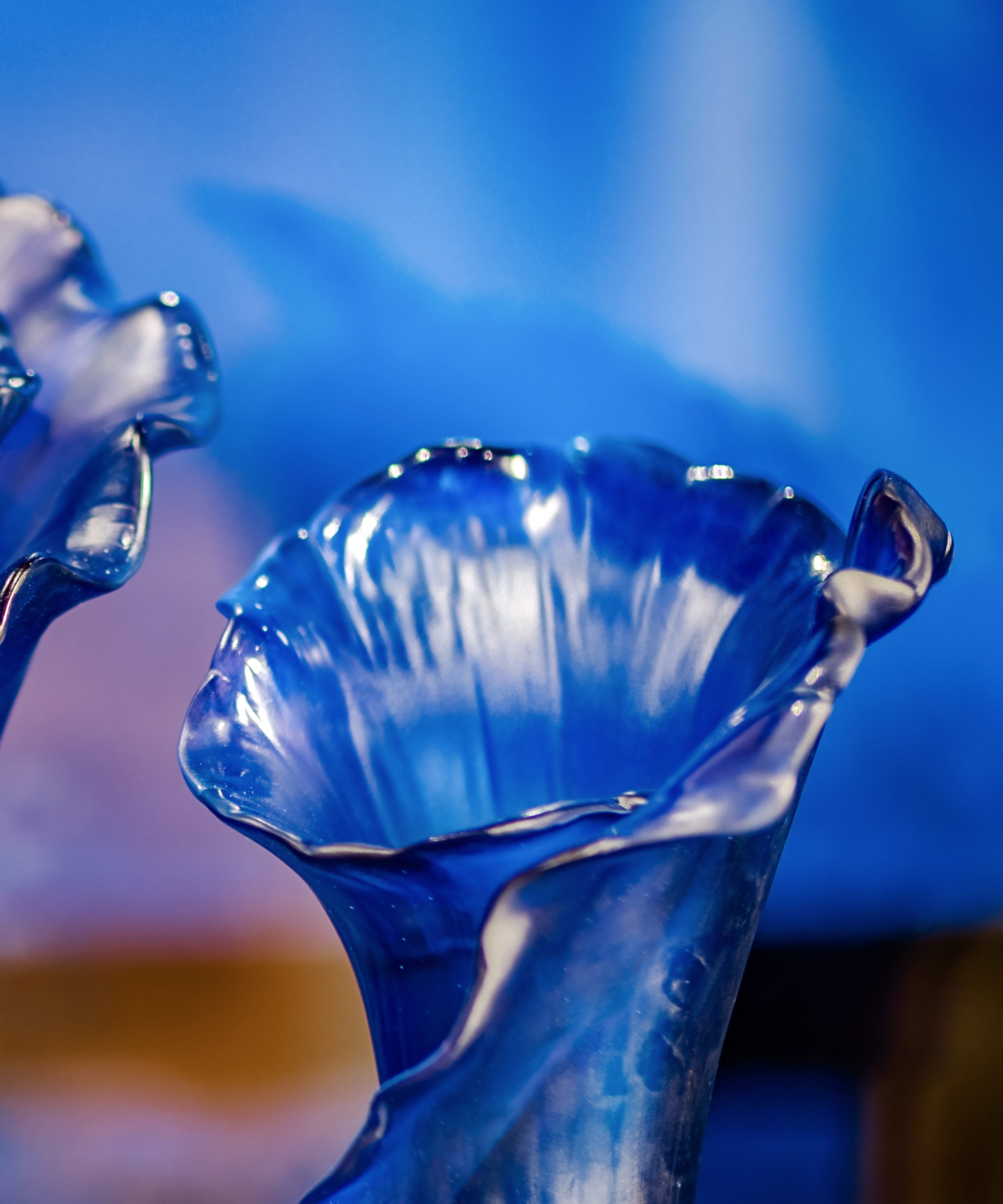 daum-univers-v-g-tal-arum-vase-moyen-bleu-nuit-cristal image 3