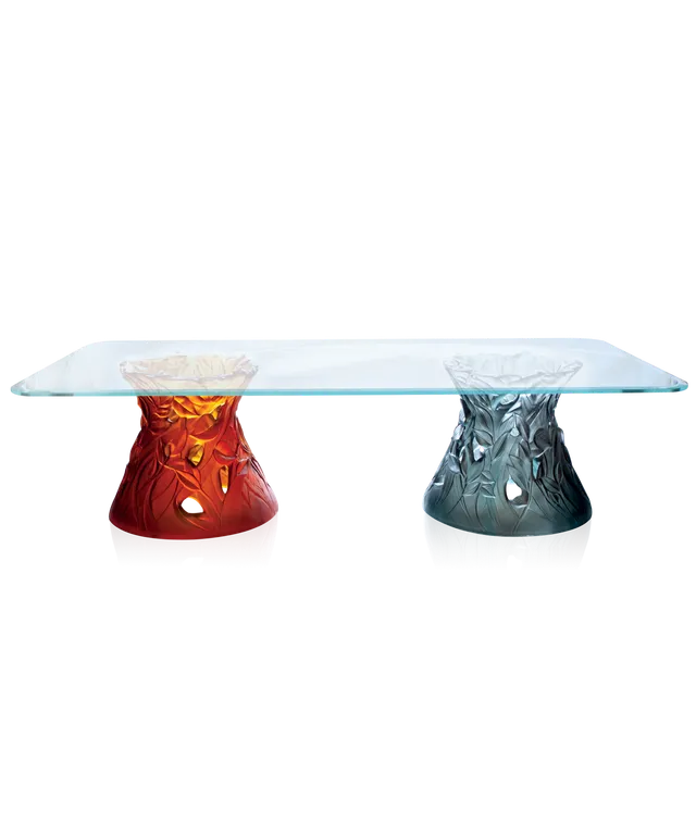 daum-v-g-tale-table-basse-gm-cristal-ambre-et-bleu-gris image 1