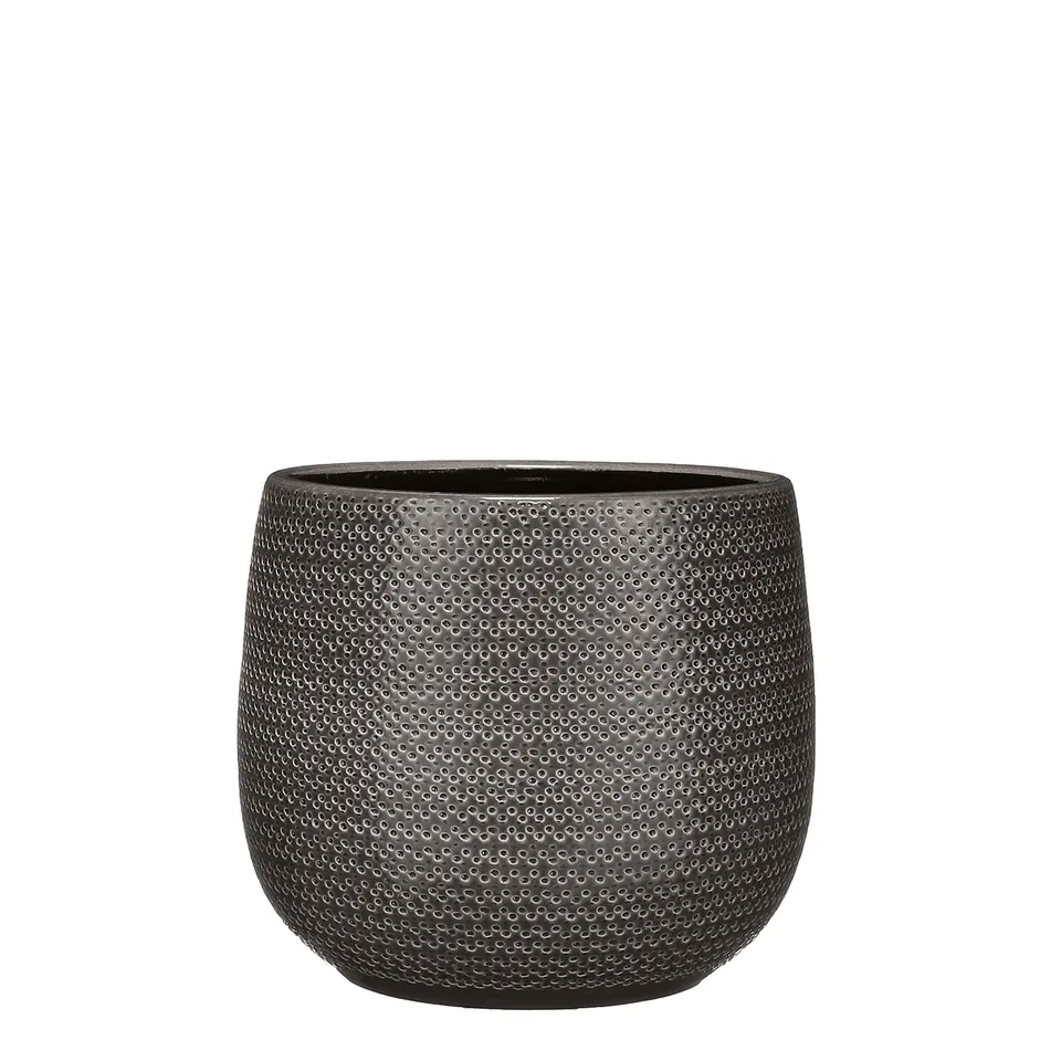 mica-decorations-gabriel-cache-pot-c-ramique-gris-25-cm-h-20-cm image 1