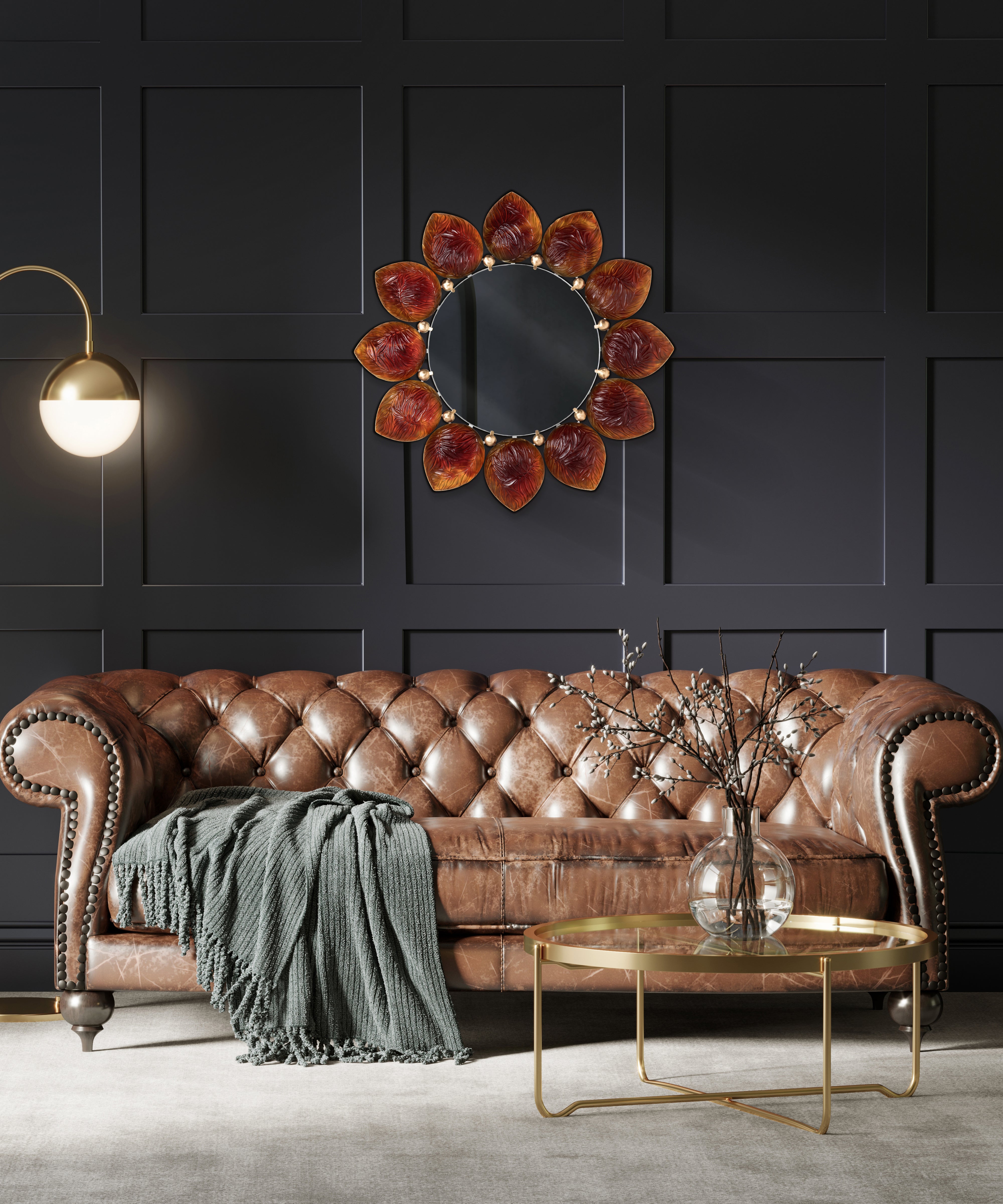 daum-m-lodie-miroir-cristal-ambre-jacques-hurel image 5