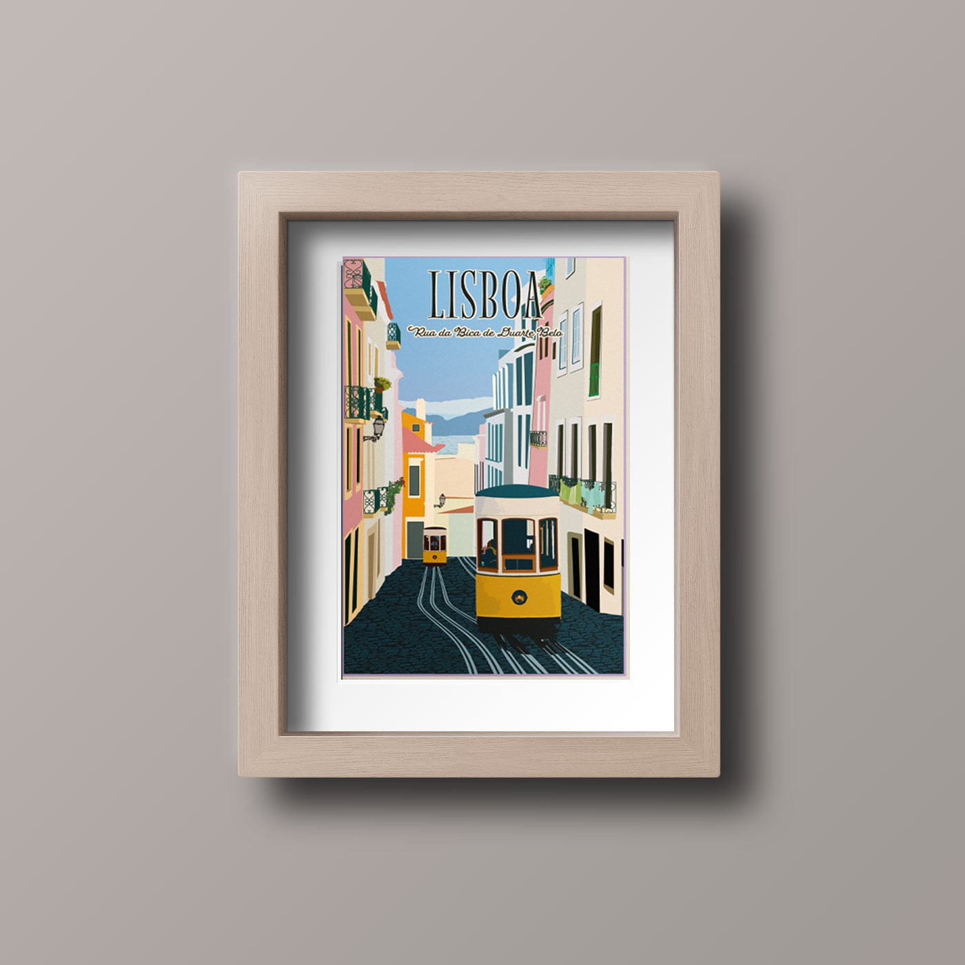luisa-paix-o-affiche-lisboa-50x70cm-rue-bica-pastel-sans-cadre image 2