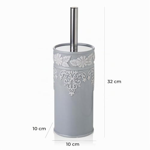 baroni-tutto-bagno-brosse-wc-c-ramique-grise-32-cm image 7