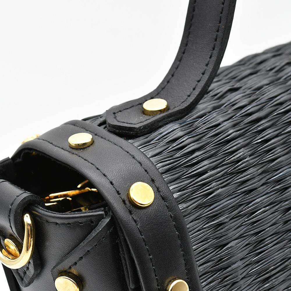 luisa-paix-o-sac-jonc-cuir-noir-24cm-bandouli-re image 5
