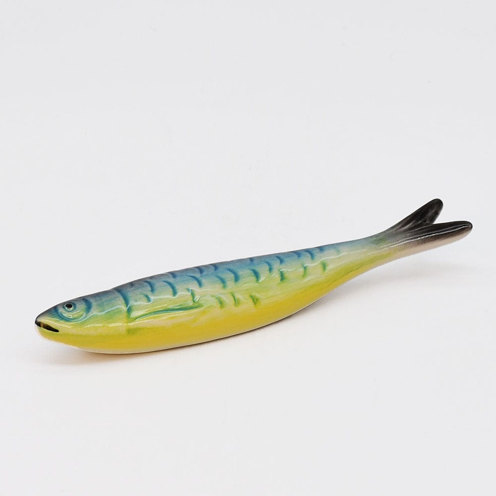 luisa-paix-o-sardine-caldas-da-rainha-c-ramique-bleue-jaune-19-cm image 3