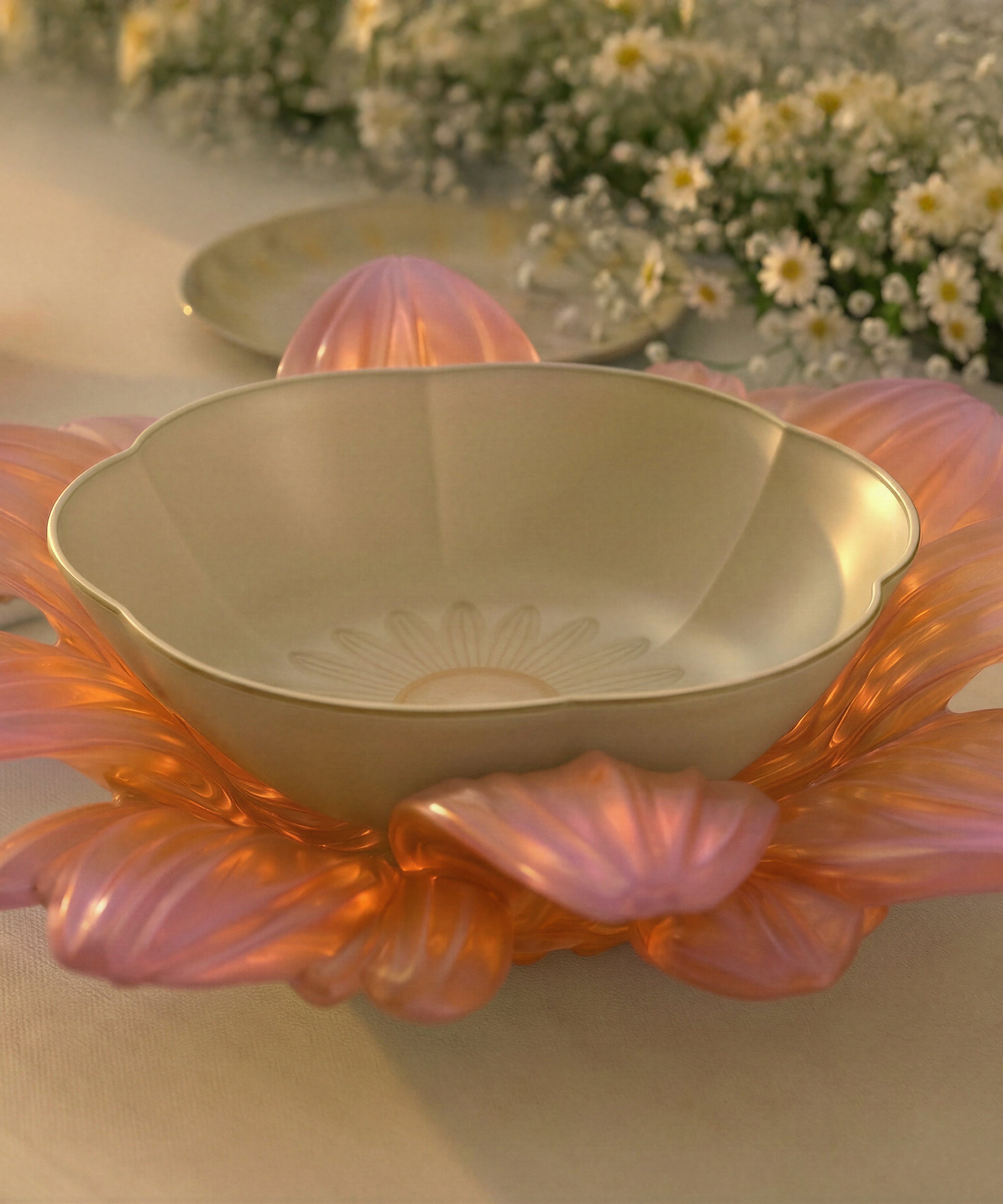 or-d-abeille-coffret-2-coupes-saveur-fleur-porcelaine image 5