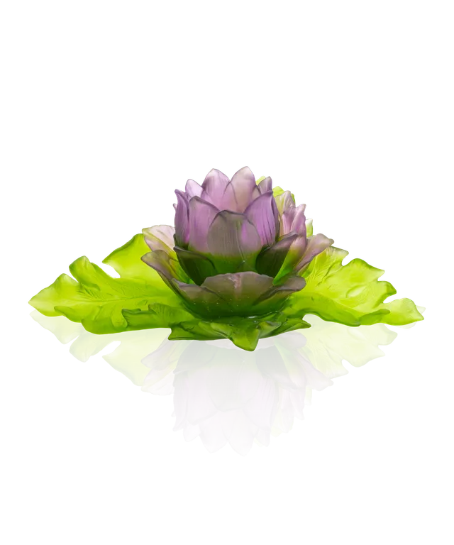 daum-jardin-de-lotus-centre-de-table-duo-dition-175ex image 1