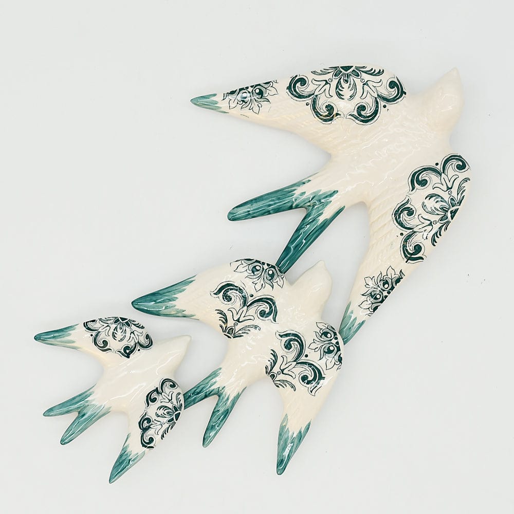 luisa-paix-o-hirondelle-c-ramique-azulejos-vert-14-cm image 3