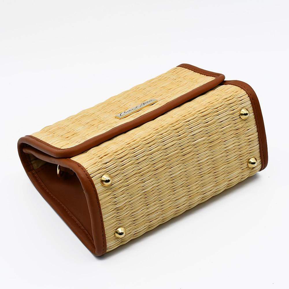 luisa-paix-o-sac-pochette-cuir-jonc-naturel-23-cm image 3