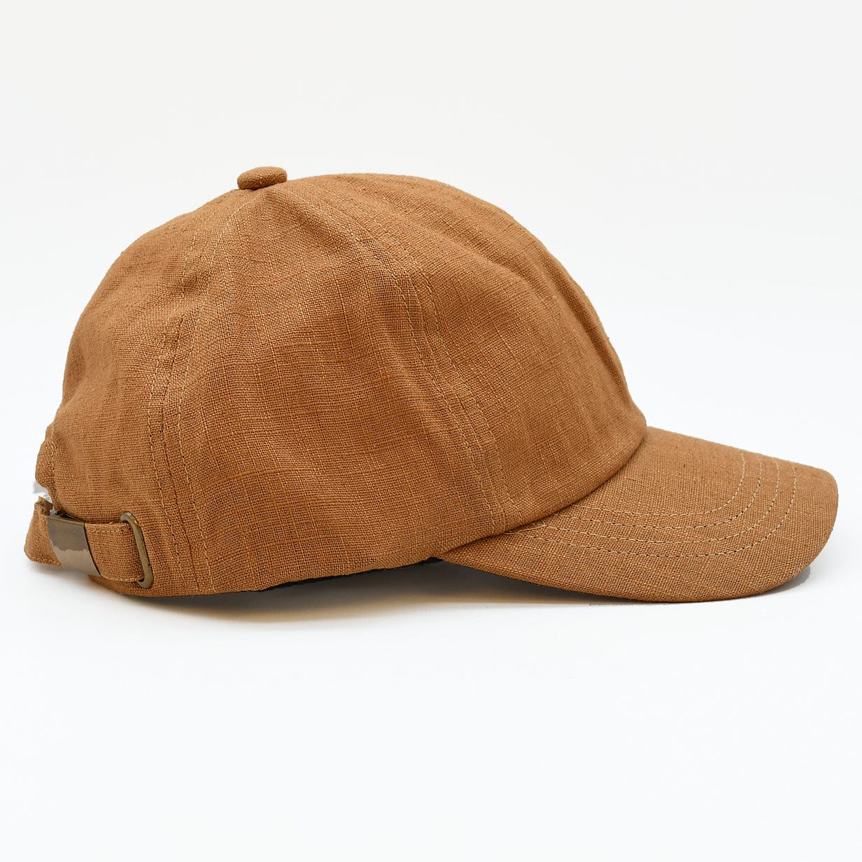 luisa-paix-o-accessoires-du-portugal-casquette-en-lin-camel-taille-unique image 5