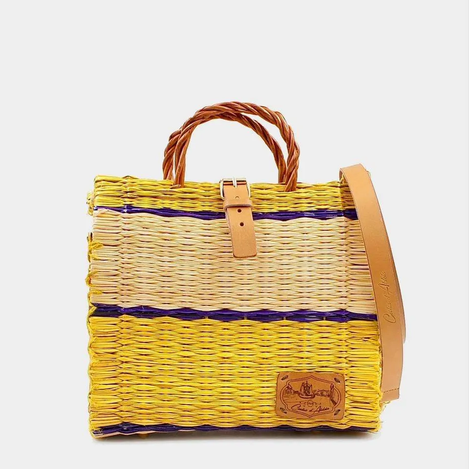 luisa-paix-o-accessoires-portugal-sac-cabas-jonc-jaune-26-cm image 1