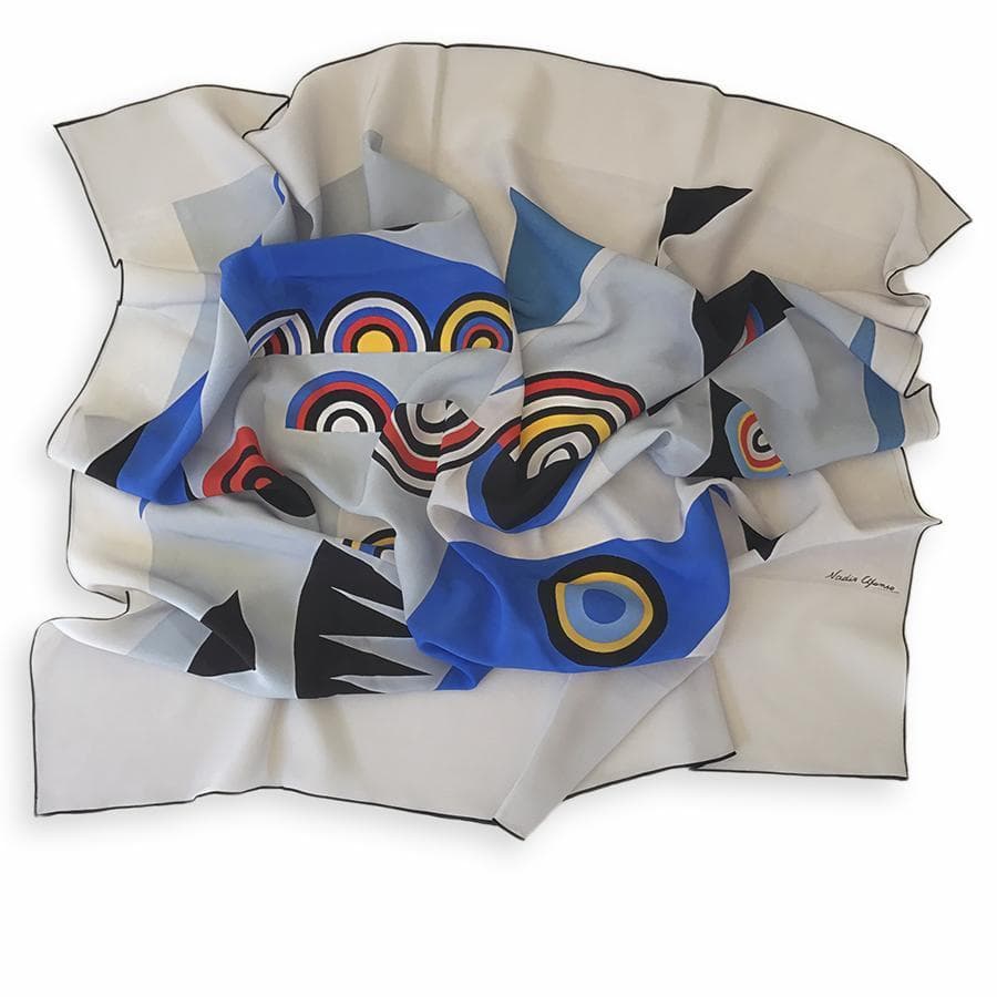 luisa-paix-o-nadir-afonso-foulard-soie-conchas-90-cm image 1