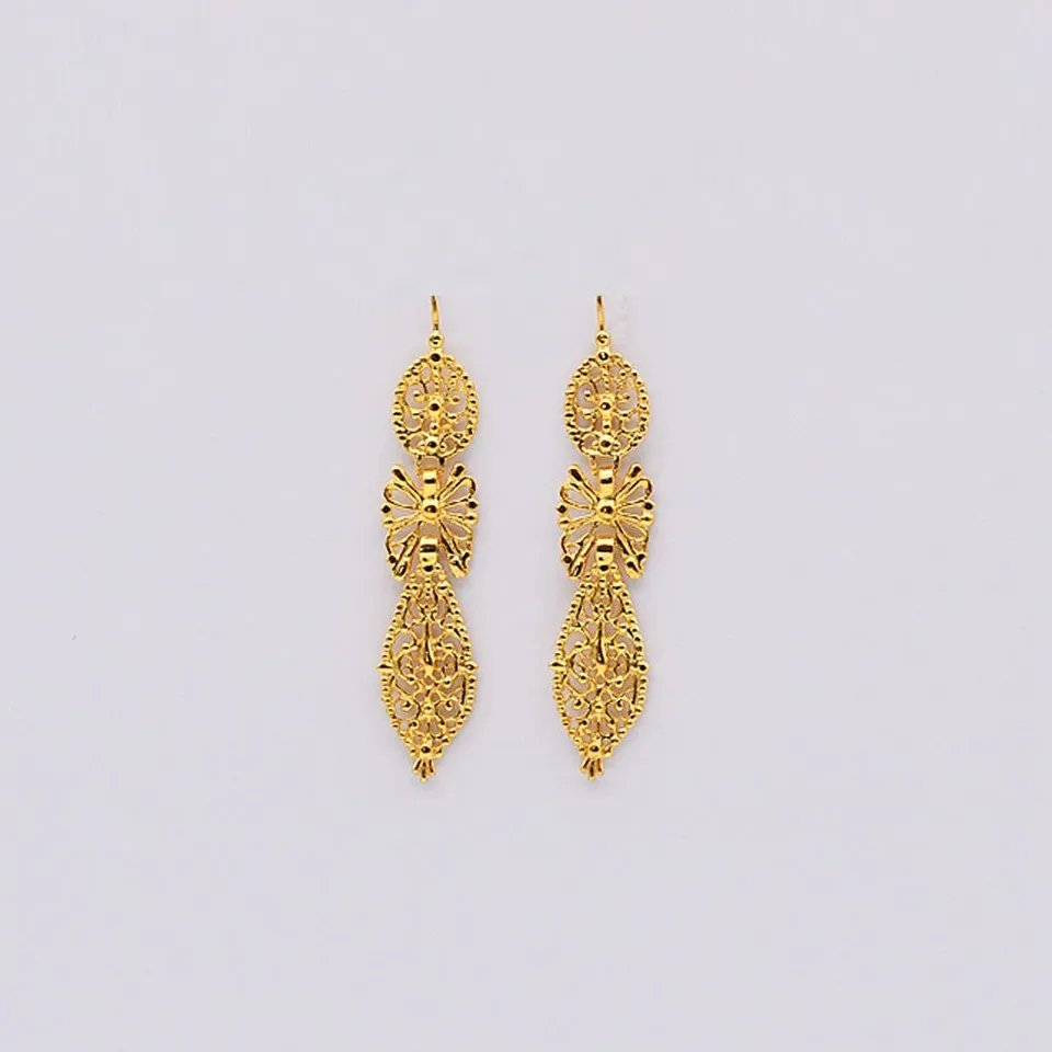 luisa-paix-o-brincos-rei-boucles-argent-dor-filigrane image 1