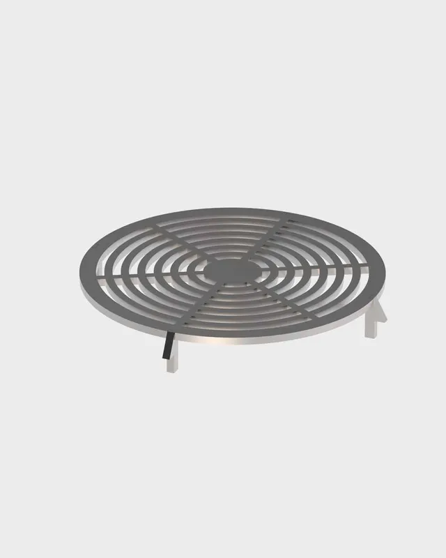 je-suis-art-brasero-grille-basse-accessoire-plancha-acier-noir image 1
