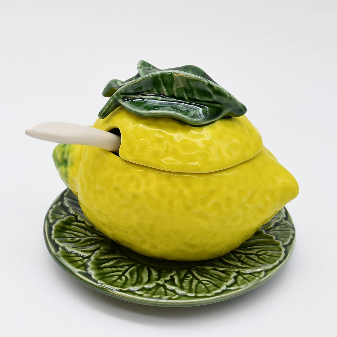 luisa-paix-o-sucrier-c-ramique-citron-peint-main image 3
