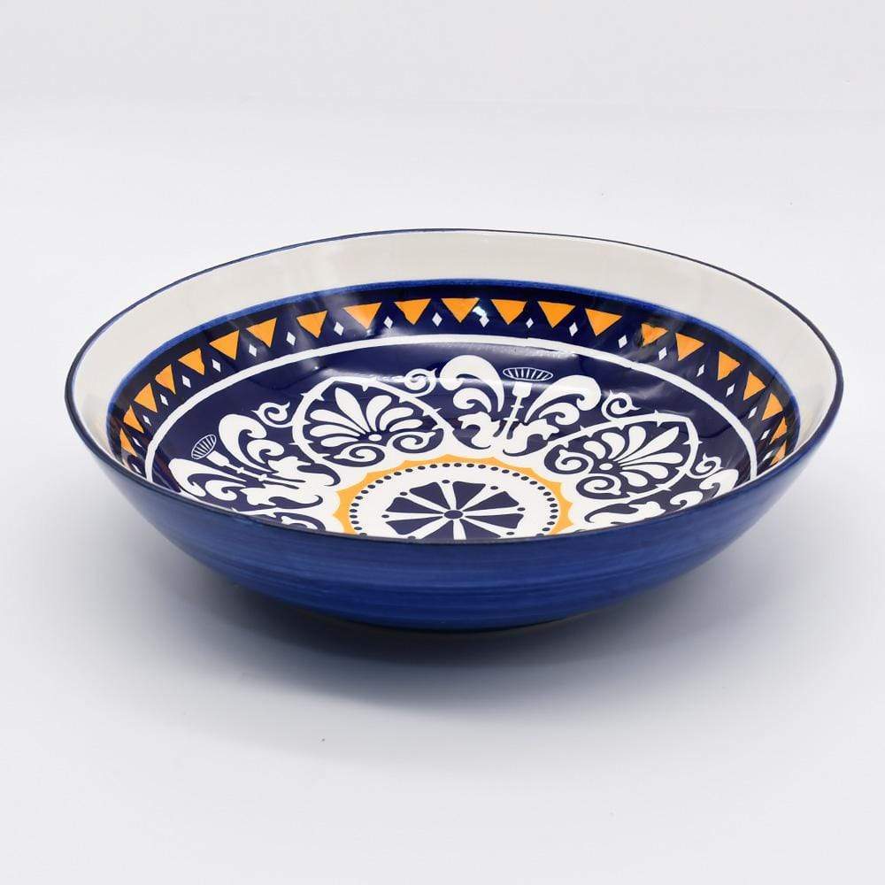 luisa-paix-o-tradicional-saladier-c-ramique-25-cm-bleu image 3